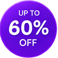 Up to 60% off